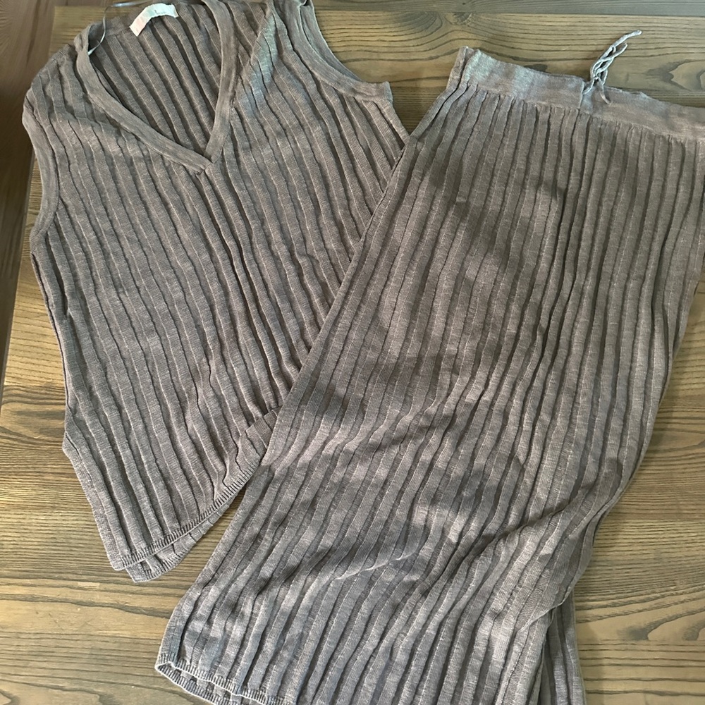 Free People sweater/skirt set